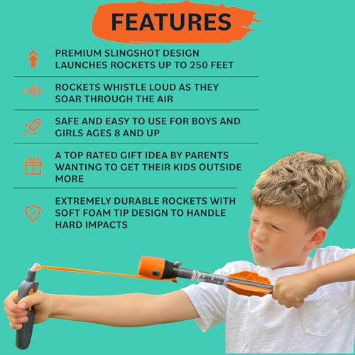 Toy Rocket Launcher for Kids (2 Count)