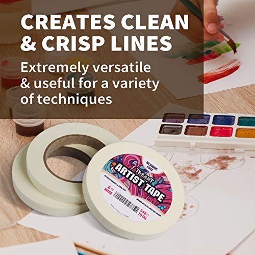 3 Pack White Artist Tape (3 Count)
