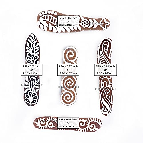 Mehndi Print Blocks (5 Count)