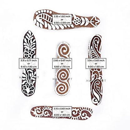 Mehndi Print Blocks (5 Count)