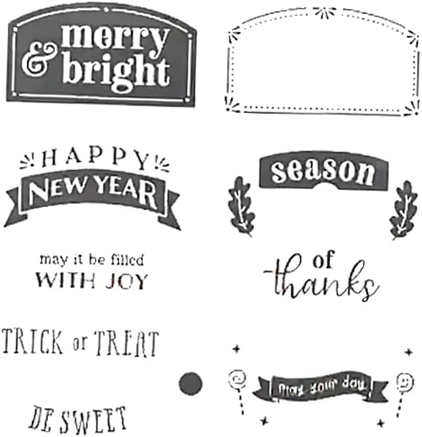 2025-2026 Stamps and Dies for Card Making, Stamps and Dies Set 2025 for Christmas and Halloween, Die Cut DIY Various Festivals Album Scrapbooking Birthdays Greeting Card (M4340) - Crafty Corner
