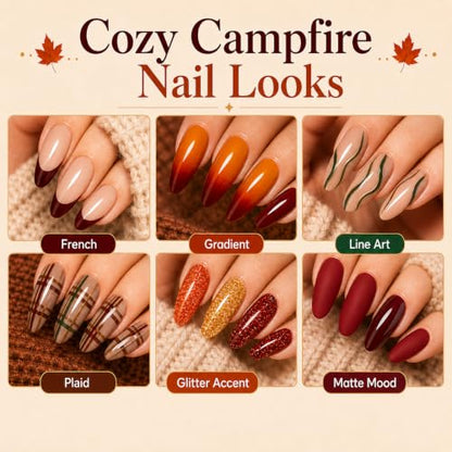 Beetles Fall Gel Nail Polish Set (4.15 Fl Oz)
