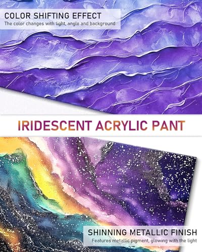 Iridescent Green Acrylic Paint (8.45 Fl Oz)