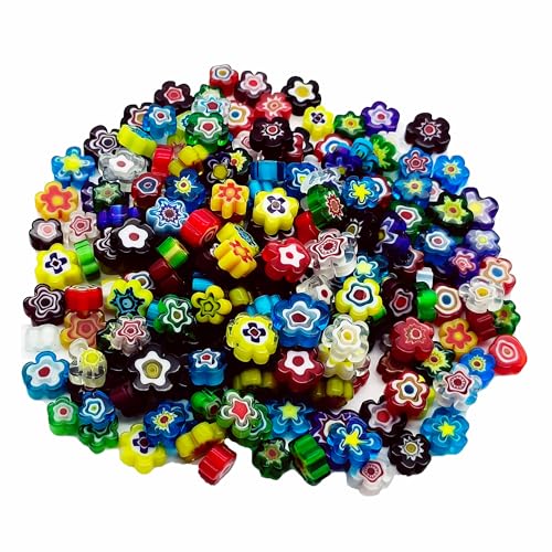 FlaEDFLIFE Flat Glass Millefiori for Mosaic Making Supplies
