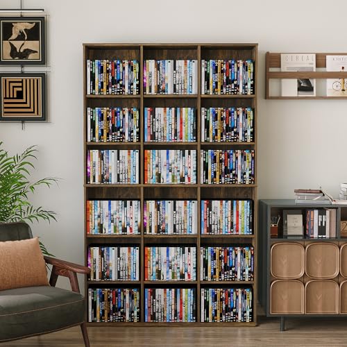 DVD Storage Tower with Adjustable Shelves (24 Count)