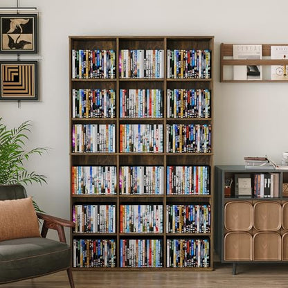DVD Storage Tower with Adjustable Shelves (24 Count)