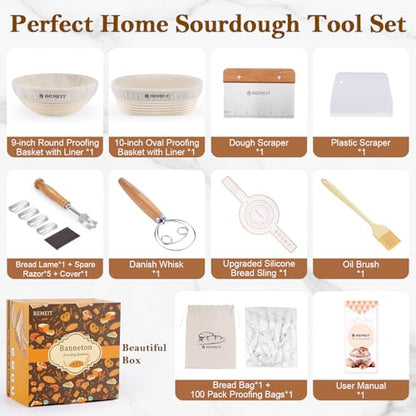 Banneton Bread Proofing Basket Sourdough Bread Baking Supplies