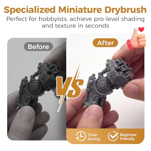 Drybrush Miniature Paint Brushes