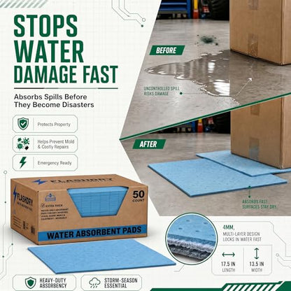 Water Absorbent Pads (50 Count)