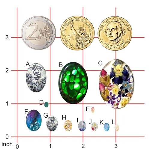 Oval Cabochon Resin Epoxy Silicone Mold