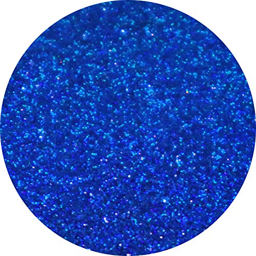 Craft Glitter Sapphire Blue Holographic 100g Fine Glitter (3.5 Ounce)