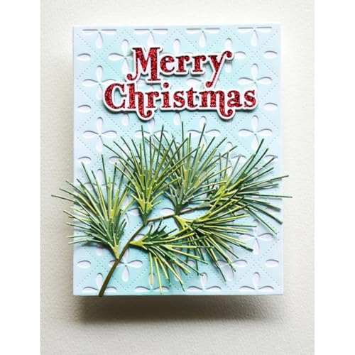 Metal Cutting Dies DIY Merry Christams Embossing Stencil Template Scrapbooking Card Making Mold Photo Album Arts Crafts Tools