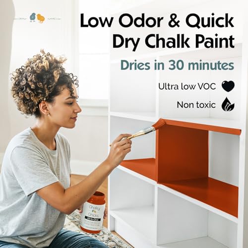 Pumpkin Pie 32 Fl Oz Chalk Paint for Furniture All in One