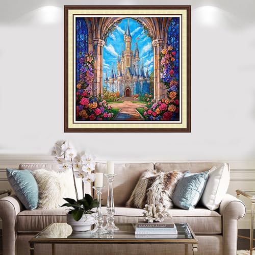 Counted Cross Stitch Kits for Adults Full Range of Cross Stitching Embroidery Unprinted Pattern for Beginners