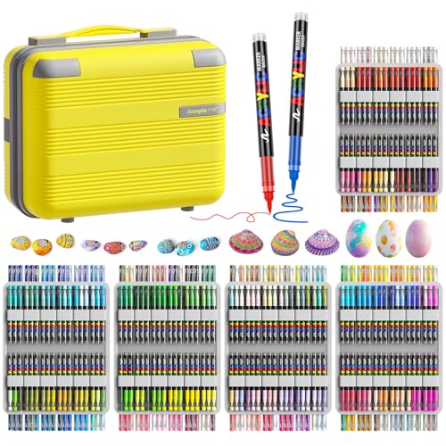 Acrylic Paint Markers for Coloring 360 Colors with 30% More Ink (360 Count)