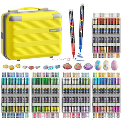 Acrylic Paint Markers for Coloring 360 Colors with 30% More Ink (360 Count)