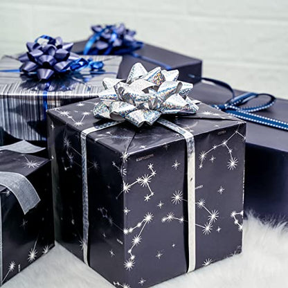 30 Inch Navy Blue Wrapping Paper (3 Count)