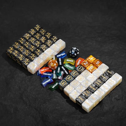 122PCS MTG Abilities Keyword Tokens Dice Counters Set for Magic The Gatering