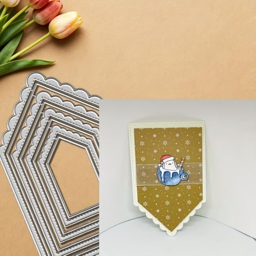 Geometric Cutting Die for Scrapbooking