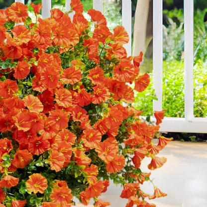 Artificial Flowers for Outdoor Decoration (16 Count)