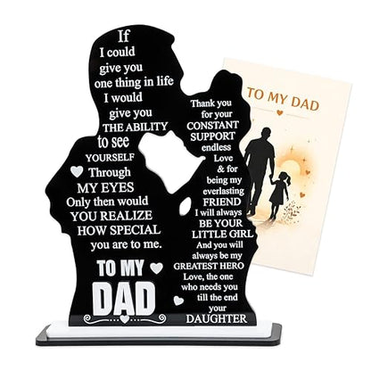 To My Dad Acrylic Plaque from Daughter