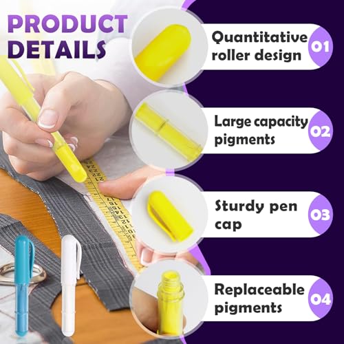 2PCS Sewing Chalk for Fabric (2 Count)