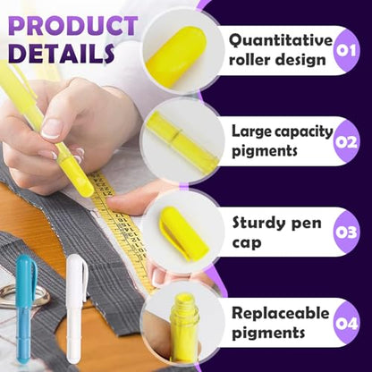 2PCS Sewing Chalk for Fabric (2 Count)