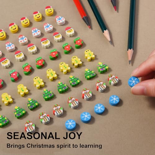 330pcs Mini Christmas Erasers for Kids Bulk (330 Count)