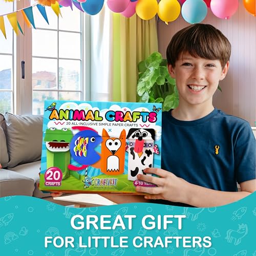 20 Award Winning Animal Toddler Arts and Crafts for Kids Ages 3
