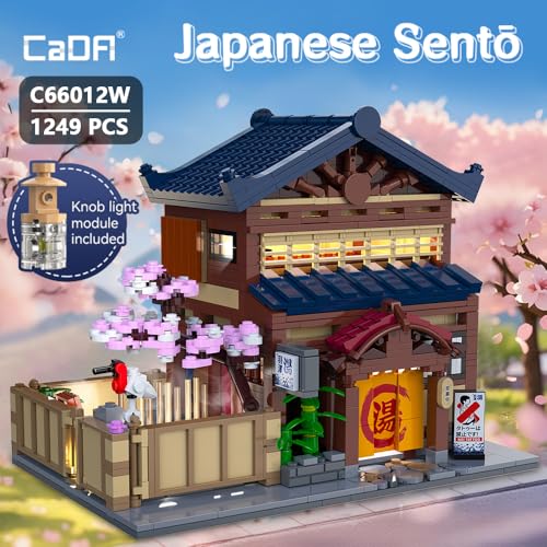 C66012W Japanese Hot Spring Hotel Building Block Model