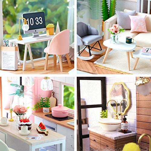 DIY Miniature House Kit for Adults