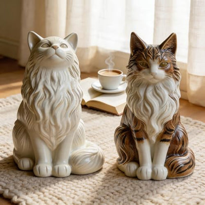 2 Pack Maine Coon Cat Silicone Molds (2 Count)