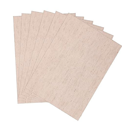 6 Pieces Aida Cloth 14 Count Linen Cross Stitch Fabric