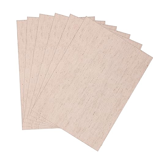 6 Pieces Aida Cloth 14 Count Linen Cross Stitch Fabric