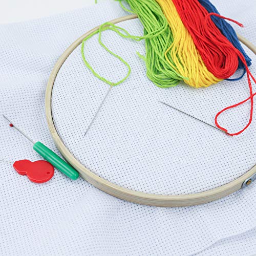 6pcs Aida Cloth 14 Count Cross Stitch Fabric (6 Count)