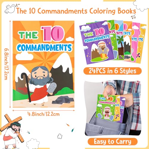 The Ten Commandments Coloring Books