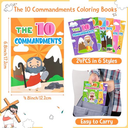 The Ten Commandments Coloring Books