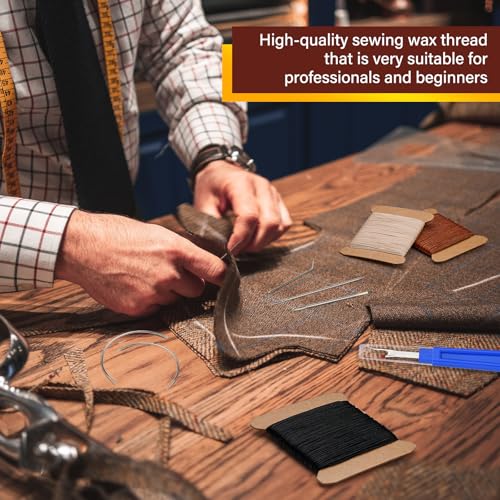 Waxed Thread 0.55mm Leather Waxed Thread Upholstery Repair Kit