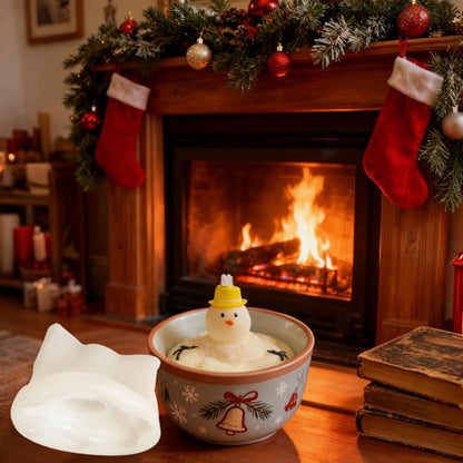 2PCS Christmas Candle Molds (2 Count)