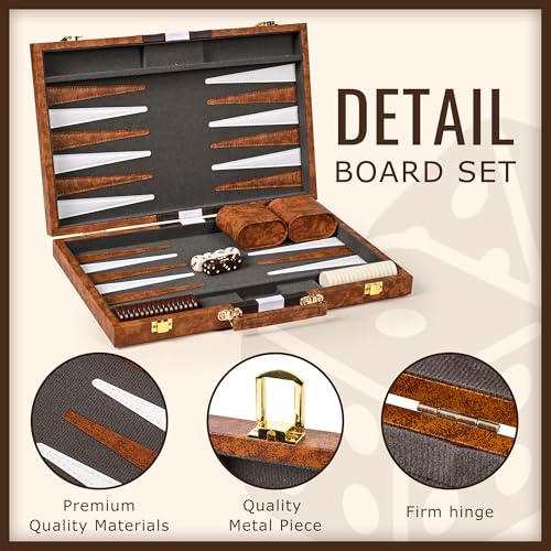 Backgammon Board Game Set