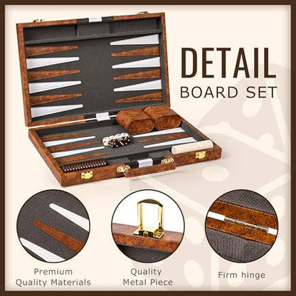 Backgammon Board Game Set