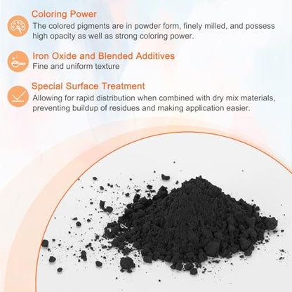 Iron Oxide Powder Concrete Pigment 500 Mesh 3.5oz (28.2 Ounce)