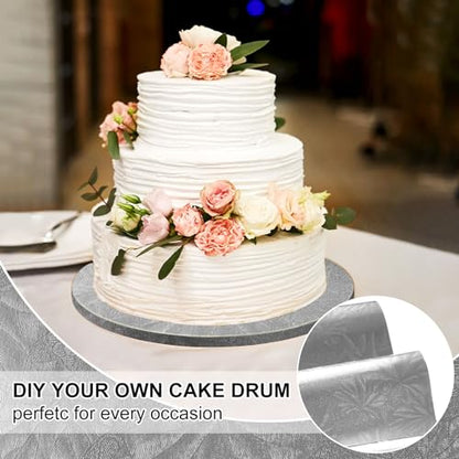 Embossed Floral Foil Wrapping Paper (59.8 Sq Ft)
