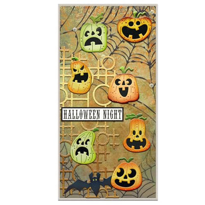 Halloween Clear Silicone stampReusable Stamp with Pumpkins