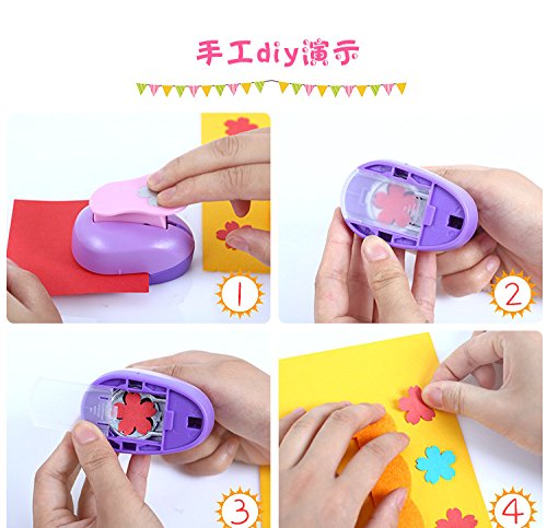 9 PCS Mini Paper Punches Sets Christmas Tree Snowflake and Circle Craft Hole Puncher Shape DIY Scrapbook Paper Cards Art Cutter Tool - Crafty Corner