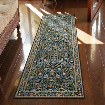 Boho Floral Kitchen Runner Rugs 2x5