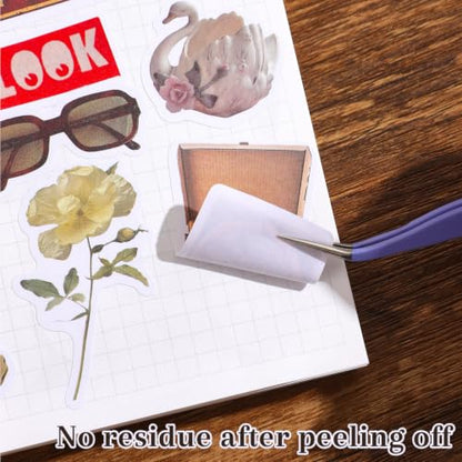 1000Pcs+ Vintage Sticker Book