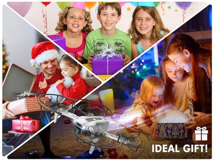 Mini Drone with Camera for Kids (2 Count (Battery))