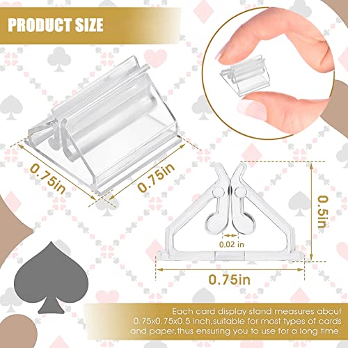 Table Number Place Card Playing Card Holders 60 Pack