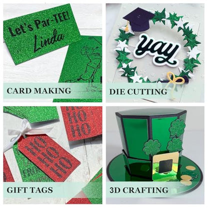 Cardstock Warehouse Diamond Print Inkjet Glitter